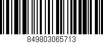 Código de barras (EAN, GTIN, SKU, ISBN): '849803065713'