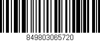 Código de barras (EAN, GTIN, SKU, ISBN): '849803065720'