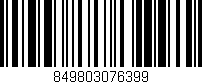 Código de barras (EAN, GTIN, SKU, ISBN): '849803076399'