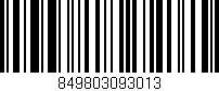Código de barras (EAN, GTIN, SKU, ISBN): '849803093013'