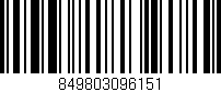 Código de barras (EAN, GTIN, SKU, ISBN): '849803096151'