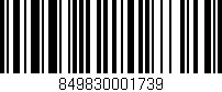 Código de barras (EAN, GTIN, SKU, ISBN): '849830001739'
