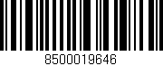 Código de barras (EAN, GTIN, SKU, ISBN): '8500019646'