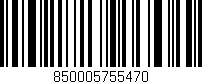 Código de barras (EAN, GTIN, SKU, ISBN): '850005755470'
