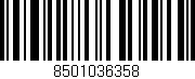 Código de barras (EAN, GTIN, SKU, ISBN): '8501036358'