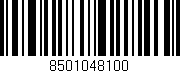 Código de barras (EAN, GTIN, SKU, ISBN): '8501048100'