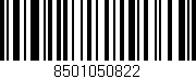 Código de barras (EAN, GTIN, SKU, ISBN): '8501050822'