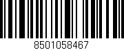 Código de barras (EAN, GTIN, SKU, ISBN): '8501058467'