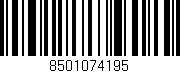Código de barras (EAN, GTIN, SKU, ISBN): '8501074195'