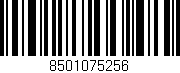 Código de barras (EAN, GTIN, SKU, ISBN): '8501075256'