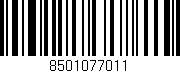 Código de barras (EAN, GTIN, SKU, ISBN): '8501077011'