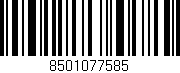 Código de barras (EAN, GTIN, SKU, ISBN): '8501077585'