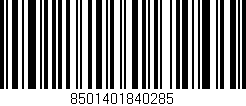 Código de barras (EAN, GTIN, SKU, ISBN): '8501401840285'