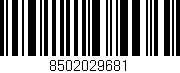 Código de barras (EAN, GTIN, SKU, ISBN): '8502029681'