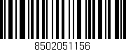 Código de barras (EAN, GTIN, SKU, ISBN): '8502051156'