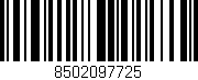 Código de barras (EAN, GTIN, SKU, ISBN): '8502097725'