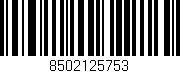 Código de barras (EAN, GTIN, SKU, ISBN): '8502125753'