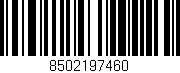 Código de barras (EAN, GTIN, SKU, ISBN): '8502197460'
