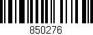 Código de barras (EAN, GTIN, SKU, ISBN): '850276'