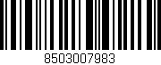 Código de barras (EAN, GTIN, SKU, ISBN): '8503007983'