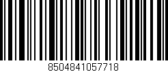 Código de barras (EAN, GTIN, SKU, ISBN): '8504841057718'