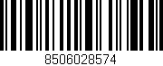 Código de barras (EAN, GTIN, SKU, ISBN): '8506028574'