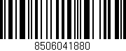 Código de barras (EAN, GTIN, SKU, ISBN): '8506041880'