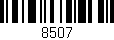 Código de barras (EAN, GTIN, SKU, ISBN): '8507'