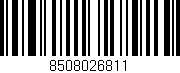 Código de barras (EAN, GTIN, SKU, ISBN): '8508026811'