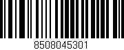 Código de barras (EAN, GTIN, SKU, ISBN): '8508045301'