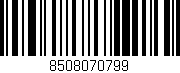 Código de barras (EAN, GTIN, SKU, ISBN): '8508070799'