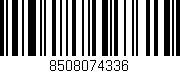 Código de barras (EAN, GTIN, SKU, ISBN): '8508074336'