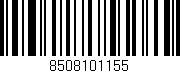 Código de barras (EAN, GTIN, SKU, ISBN): '8508101155'