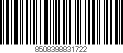 Código de barras (EAN, GTIN, SKU, ISBN): '8508398831722'
