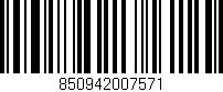 Código de barras (EAN, GTIN, SKU, ISBN): '850942007571'