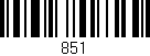 Código de barras (EAN, GTIN, SKU, ISBN): '851'