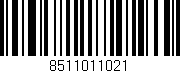 Código de barras (EAN, GTIN, SKU, ISBN): '8511011021'
