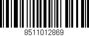 Código de barras (EAN, GTIN, SKU, ISBN): '8511012869'