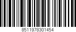 Código de barras (EAN, GTIN, SKU, ISBN): '8511978301454'