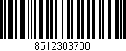 Código de barras (EAN, GTIN, SKU, ISBN): '8512303700'