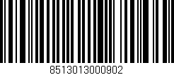 Código de barras (EAN, GTIN, SKU, ISBN): '8513013000902'