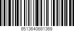 Código de barras (EAN, GTIN, SKU, ISBN): '8513640681369'