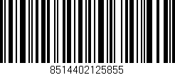 Código de barras (EAN, GTIN, SKU, ISBN): '8514402125855'