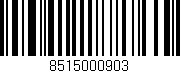 Código de barras (EAN, GTIN, SKU, ISBN): '8515000903'