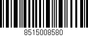 Código de barras (EAN, GTIN, SKU, ISBN): '8515008580'