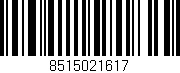 Código de barras (EAN, GTIN, SKU, ISBN): '8515021617'