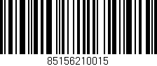 Código de barras (EAN, GTIN, SKU, ISBN): '85156210015'