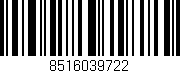 Código de barras (EAN, GTIN, SKU, ISBN): '8516039722'