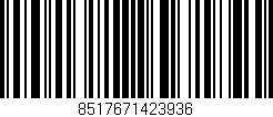 Código de barras (EAN, GTIN, SKU, ISBN): '8517671423936'