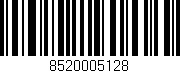 Código de barras (EAN, GTIN, SKU, ISBN): '8520005128'